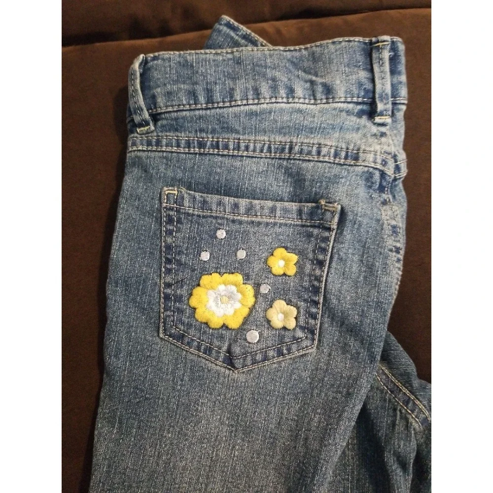 Gymboree outlet bright owl top 6 Jeans 7